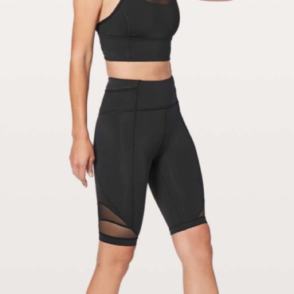 Lululemon Black Forget The Sweat Short Size 4